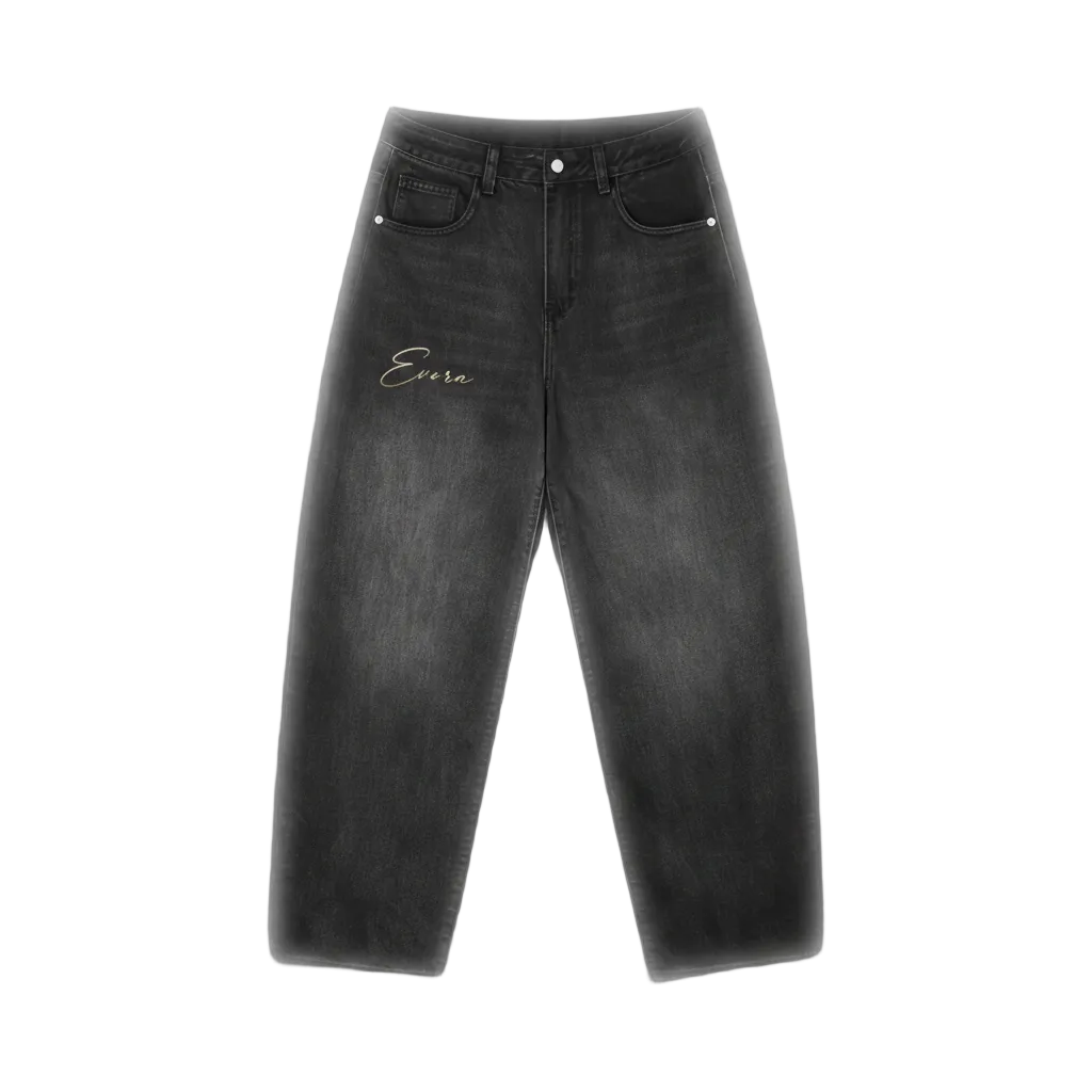 Evora Industries Baggy Jeans (Black)