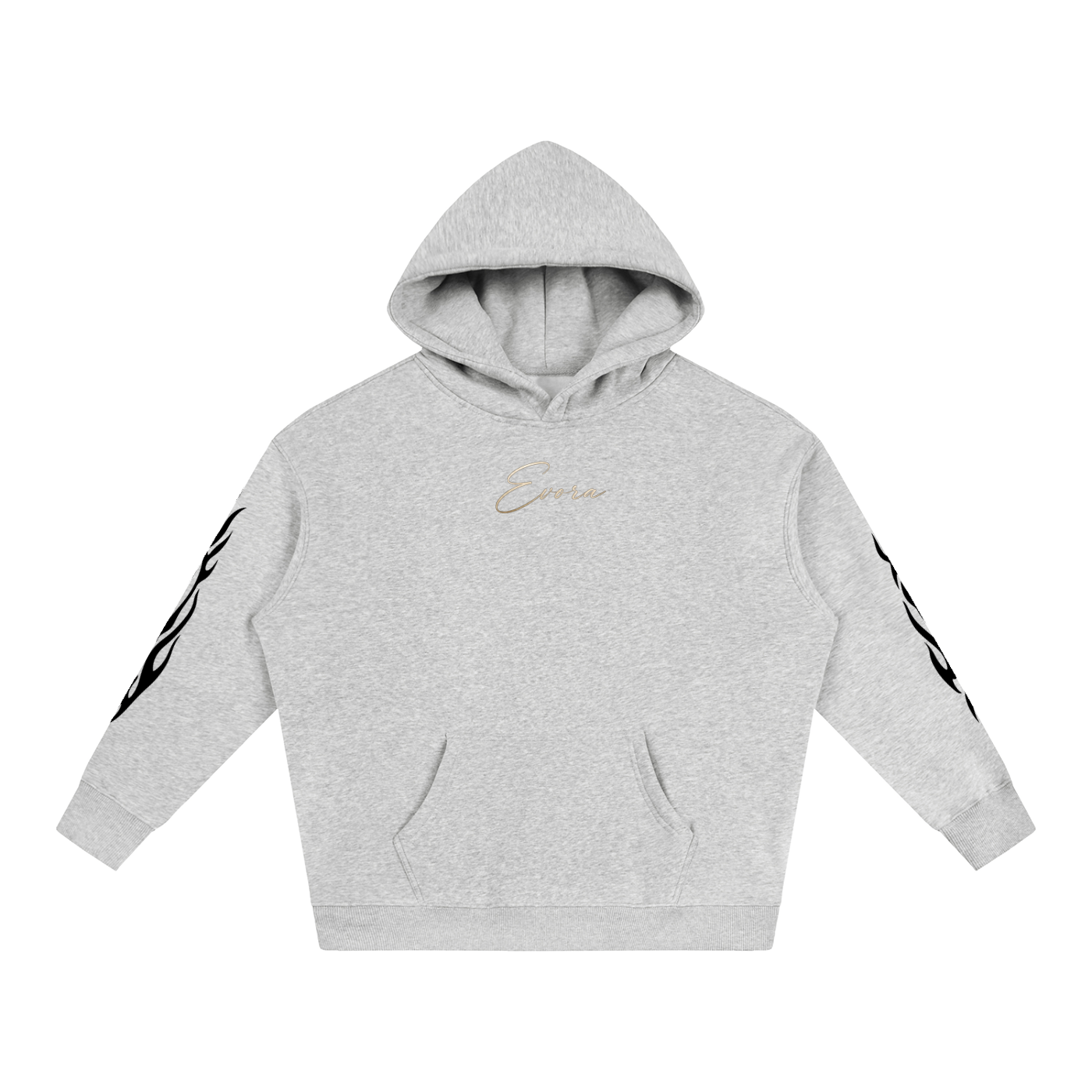 Evora Industries Oversized Hoodie (Grey/Black Edition)