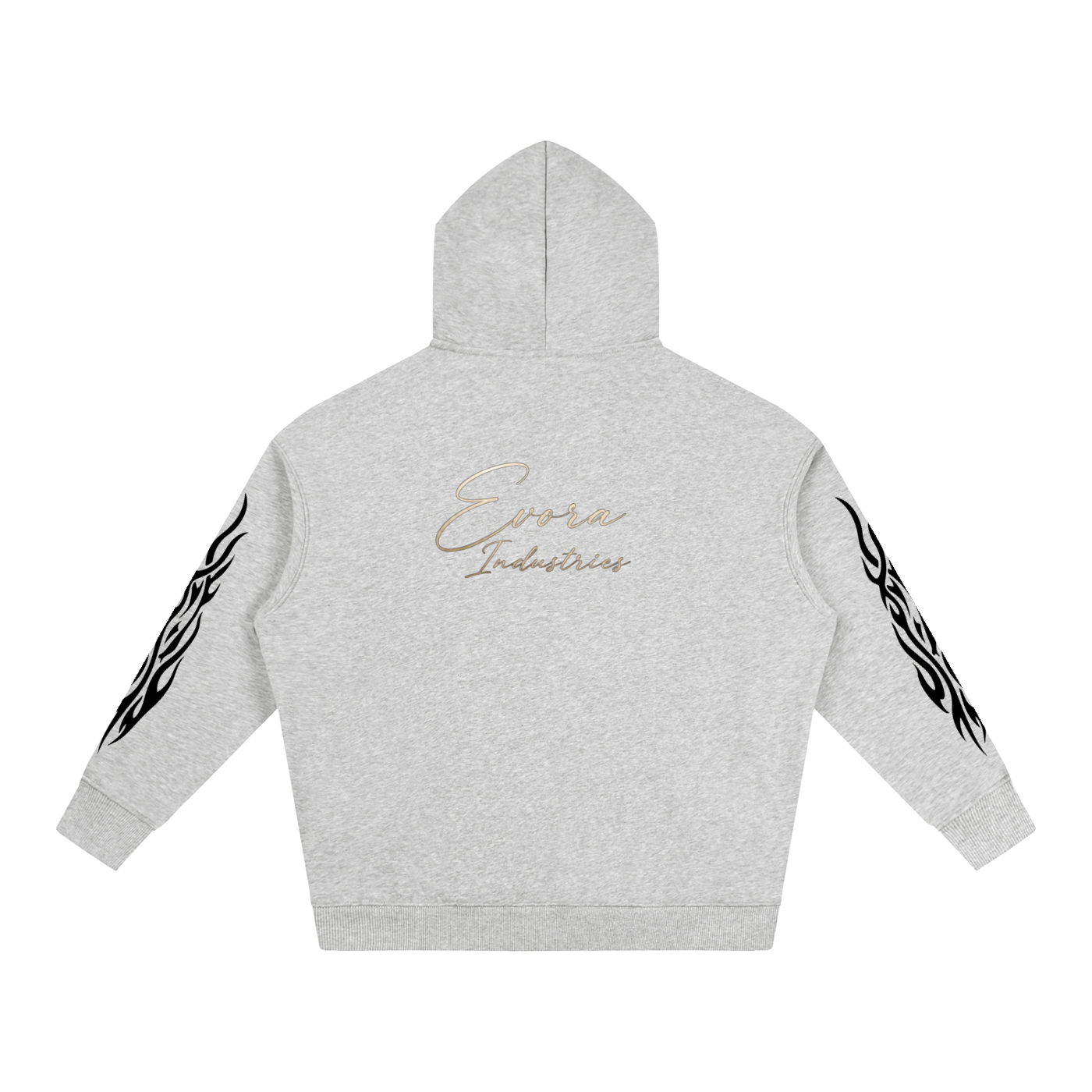 Evora Industries Oversized Hoodie (Grey/Black Edition)